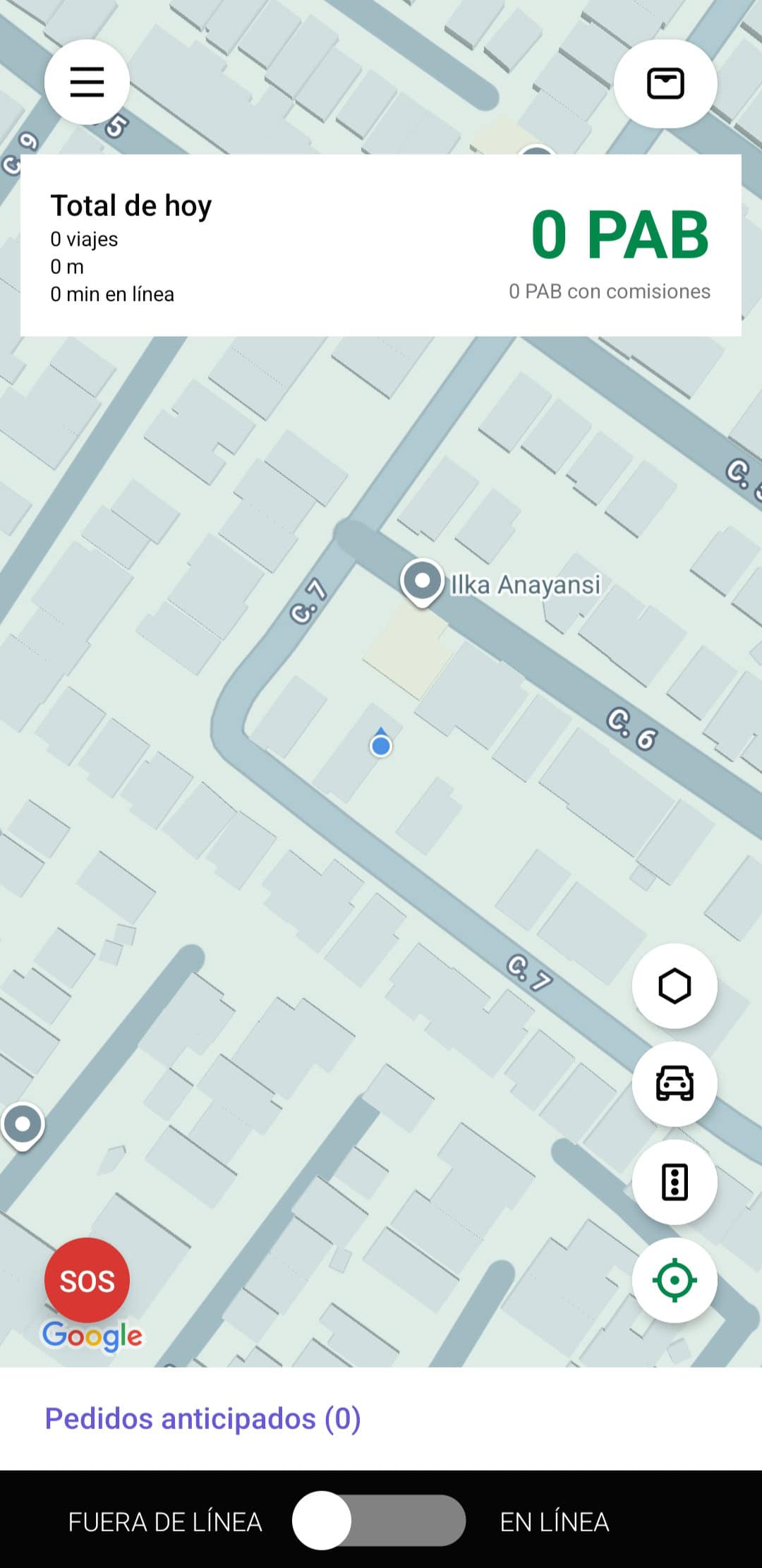 Taxi Panamá - app Onde Driver para conductores (inicio)